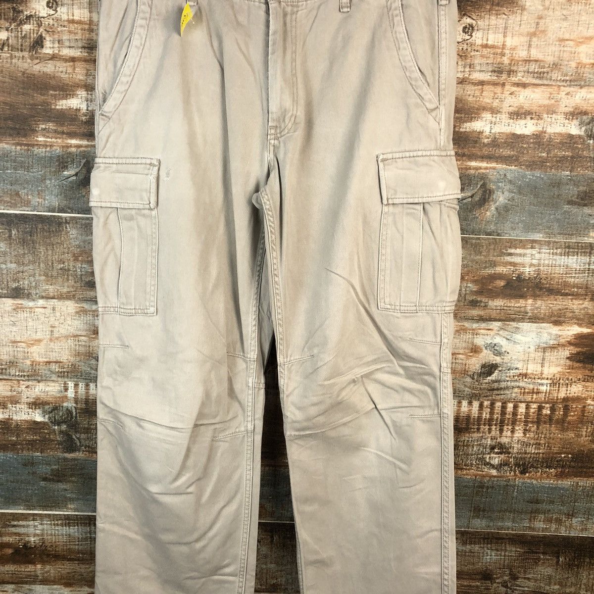 Japanese Brand DL Uniqlo Brown Cargo Multipocket Pants #C213 Size US 33 - 5 Thumbnail