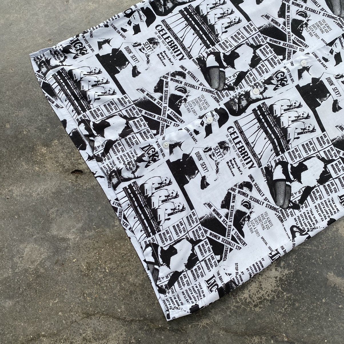 Japanese Brand Vintage Azul By Moussy Porn Button Ups Rayon Shirt Size US L / EU 52-54 / 3 - 6 Thumbnail