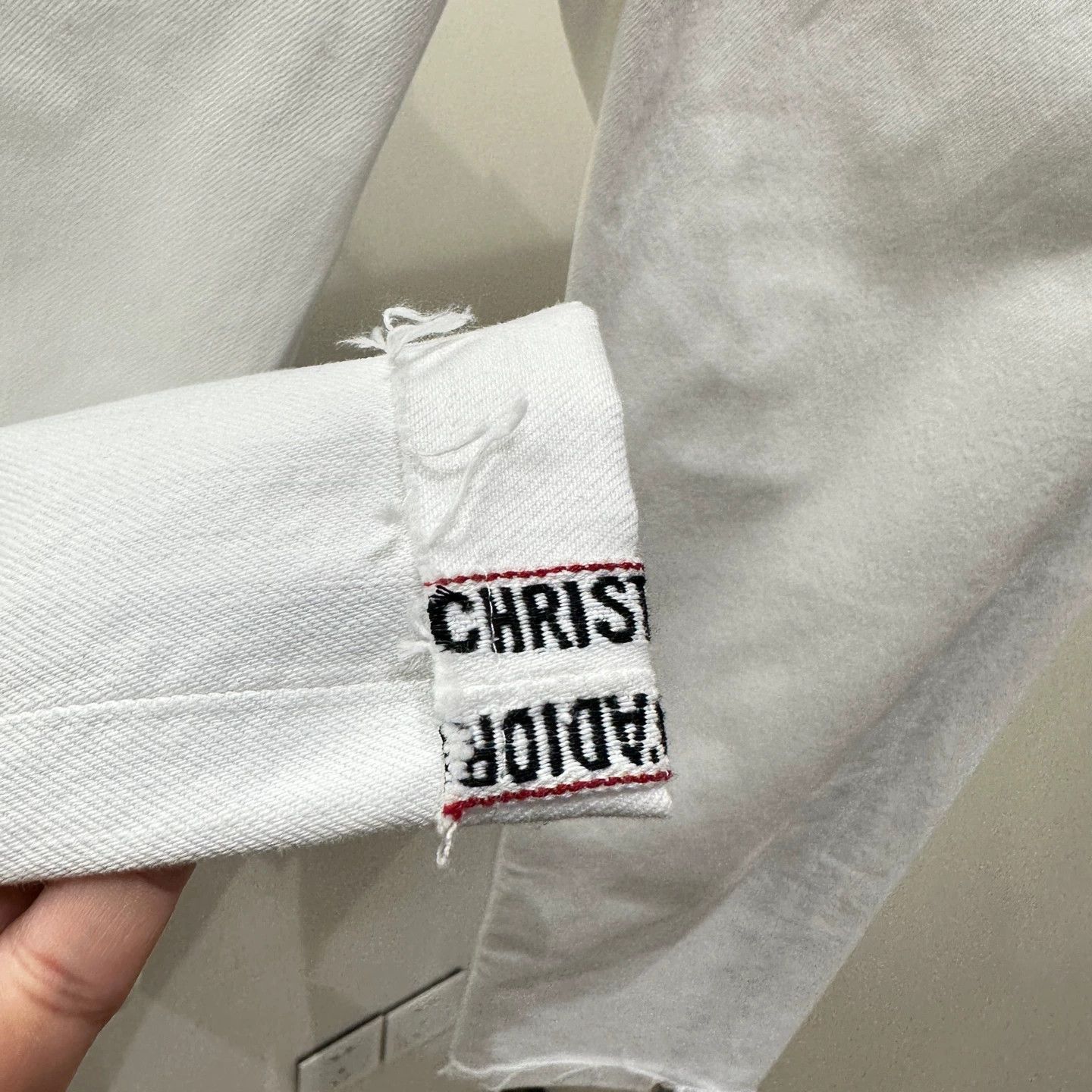 Dior Dior Cuffed Logo Jeans W34 feb432 Size 25" / US 0 / IT 36 - 6 Thumbnail