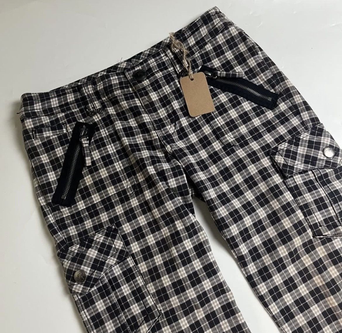 Burberry Burberry Blue Label Multizipper Plaid Skinny Pants Size US 38 / EU 54 - 7 Thumbnail