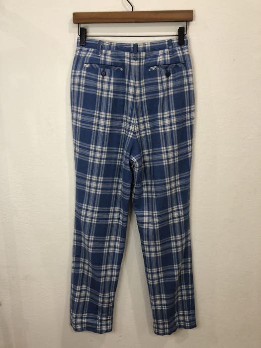 Vintage Vintage Plaid Tartan Wool Pant Size US 26 / EU 42 - 5 Thumbnail