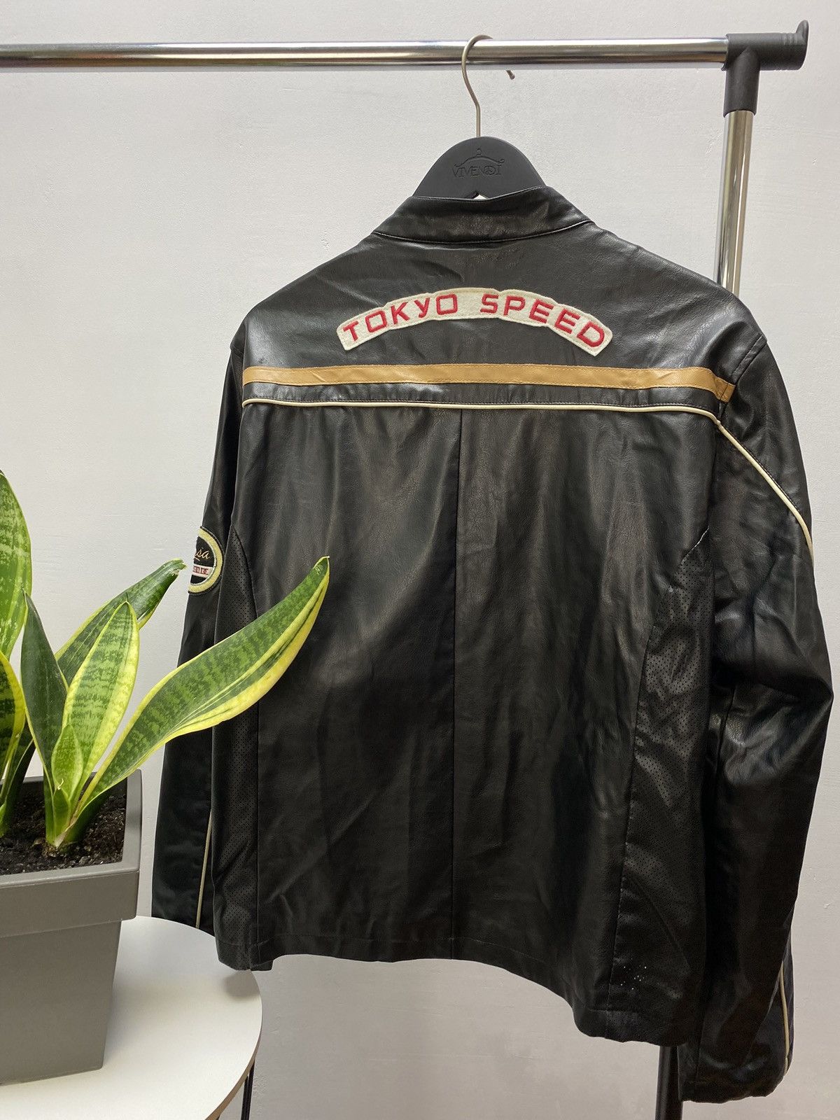 Japanese Brand × Vintage Vintage Tokyo Speed Leather racing Y2K jacket Size US L / EU 52-54 / 3 - 17 Thumbnail