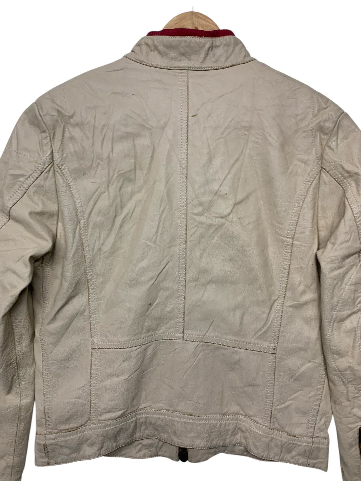 Genuine Leather × Leather Della Casa Marcello Pampaloni Leather Rider Jacket Size US M / EU 48-50 / 2 - 13 Thumbnail