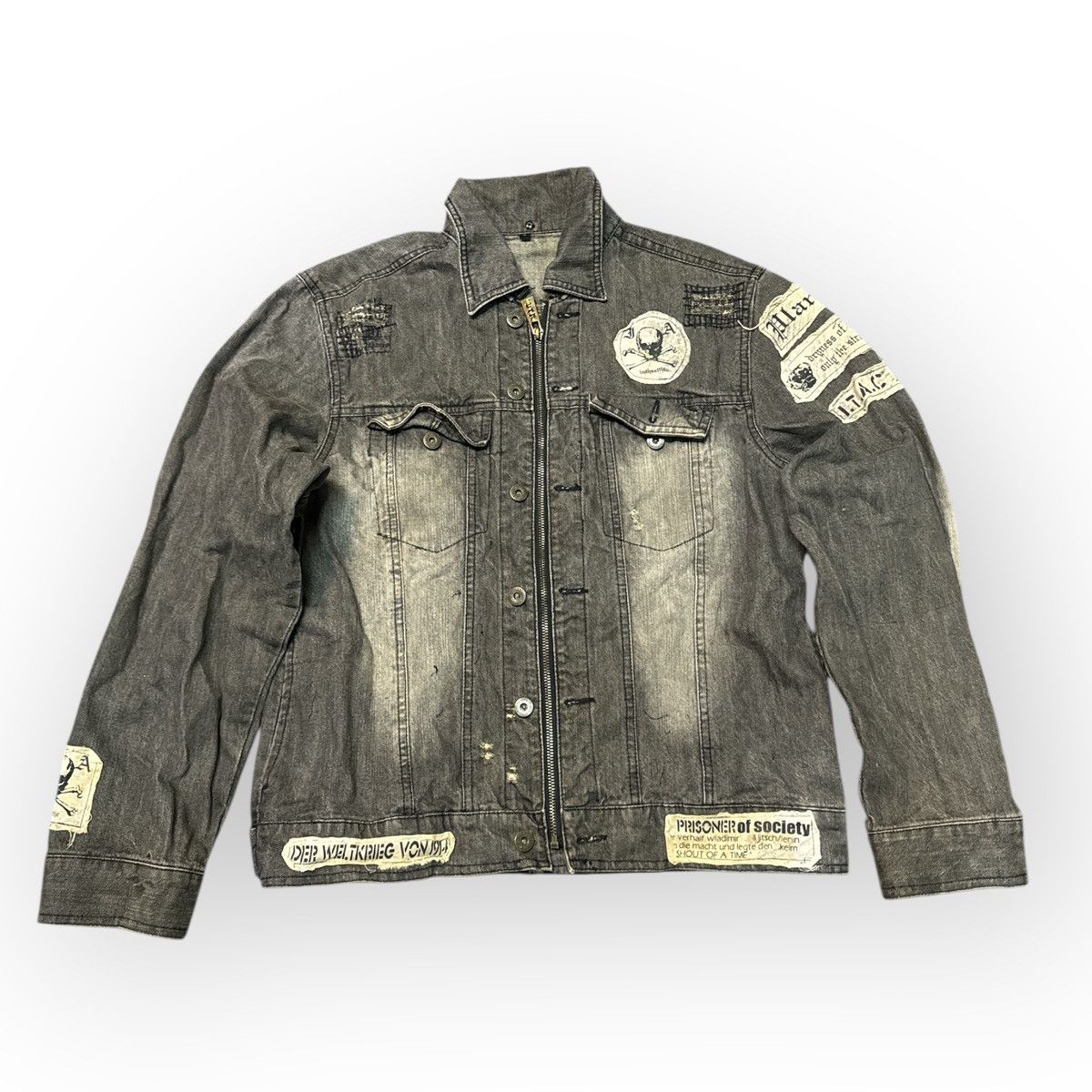 In The Attic In The Attic Punk and Anarchy Trucker Jacket Size US L / EU 52-54 / 3 - 1 Thumbnail