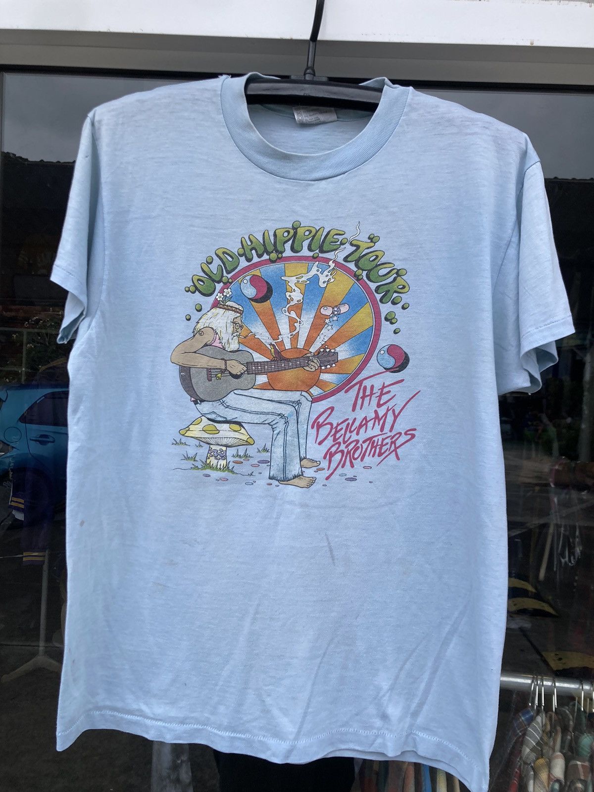 Vintage RARE Vintage 80s The Bellamy Brothers "Old Hippie Tour" Size US M / EU 48-50 / 2 - 1 Thumbnail