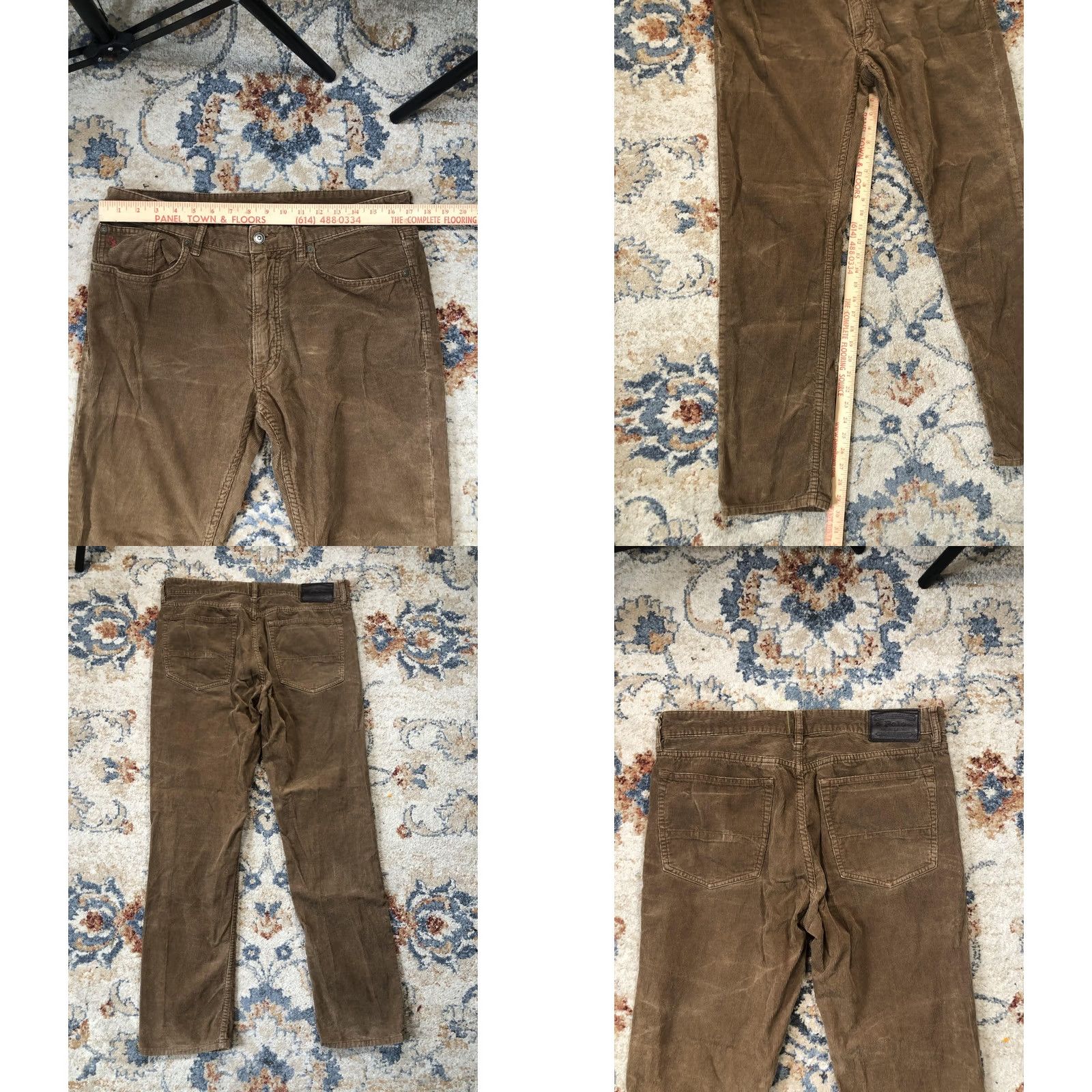 Polo Ralph Lauren Polo Ralph Lauren Pants Mens 34x30 Brown Corduroy Straight Leg RL Embroidered Size US S / EU 44-46 / 1 - 8 Thumbnail
