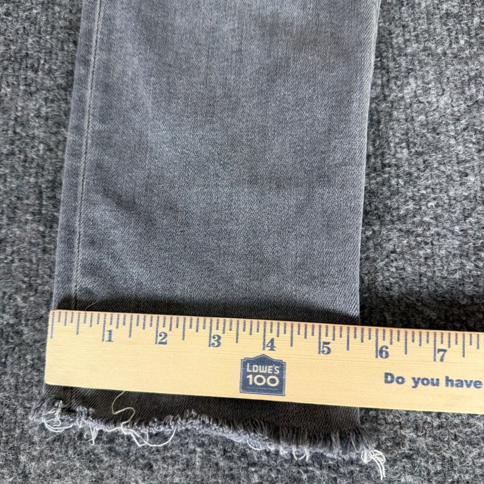 Rag & Bone Rag Bone Jane Skinny Jeans Womens 30 (32x30) Gray Casual Size 32" / US 10 / IT 46 - 9 Thumbnail