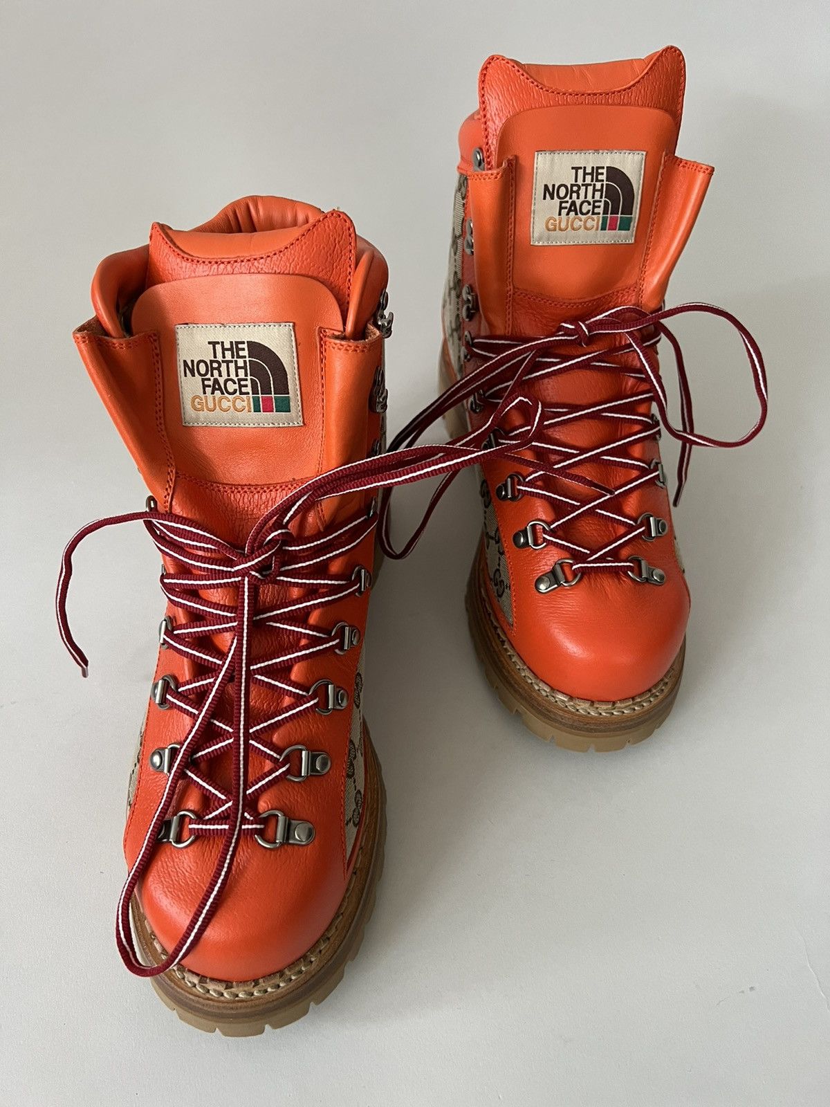 Gucci × The North Face The North Face x Gucci Monogram Leather Canvas Boots Size US 9.5 / EU 42-43 - 6 Thumbnail