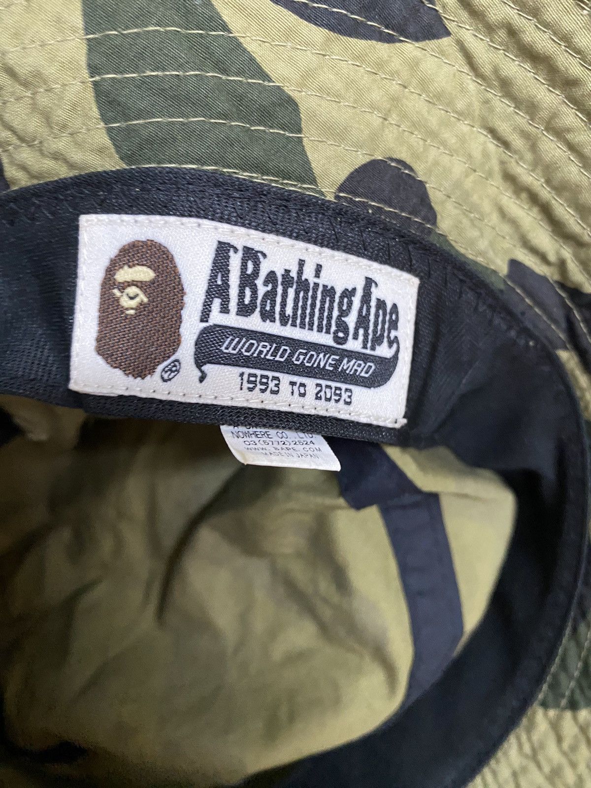 Bape 1st Camo Bucket Hat Size ONE SIZE - 7 Thumbnail