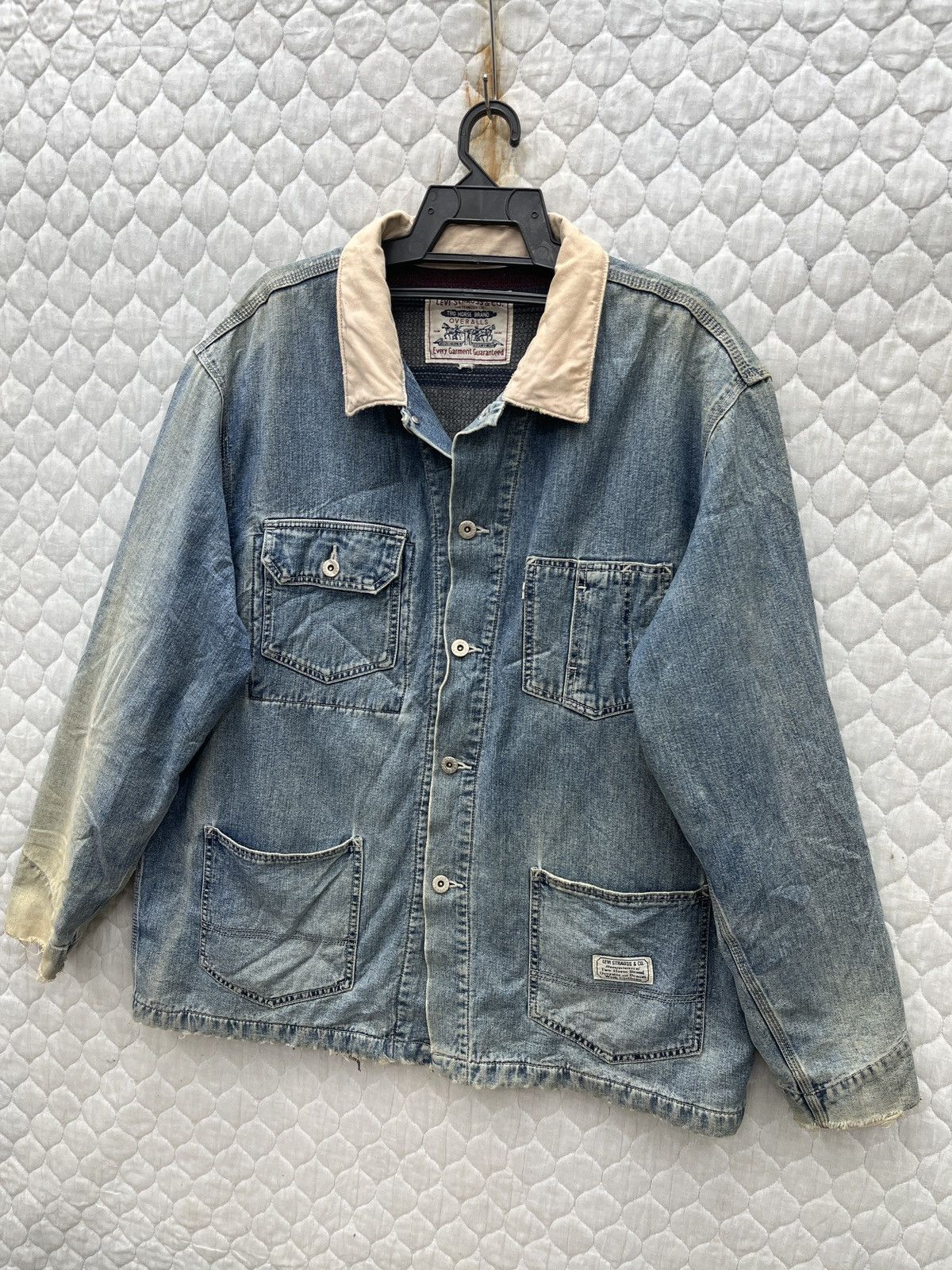 Levi's × Vintage 🔥🔥🔥STEALS VTG LEVIS BLANKET LINED CHORE JACKET Size US L / EU 52-54 / 3 - 2 Thumbnail