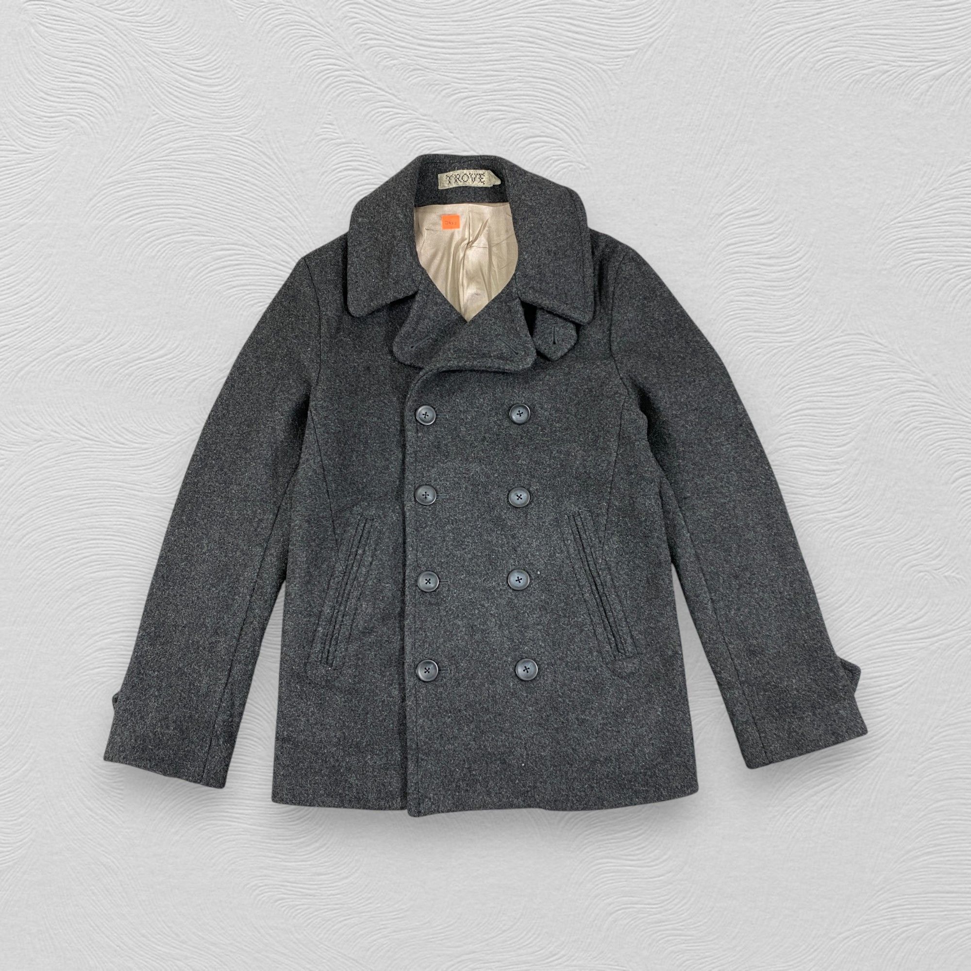If Six Was Nine Vintage Trove Wool Peacoat Jacket- J453 Size US S / EU 44-46 / 1 - 1 Thumbnail