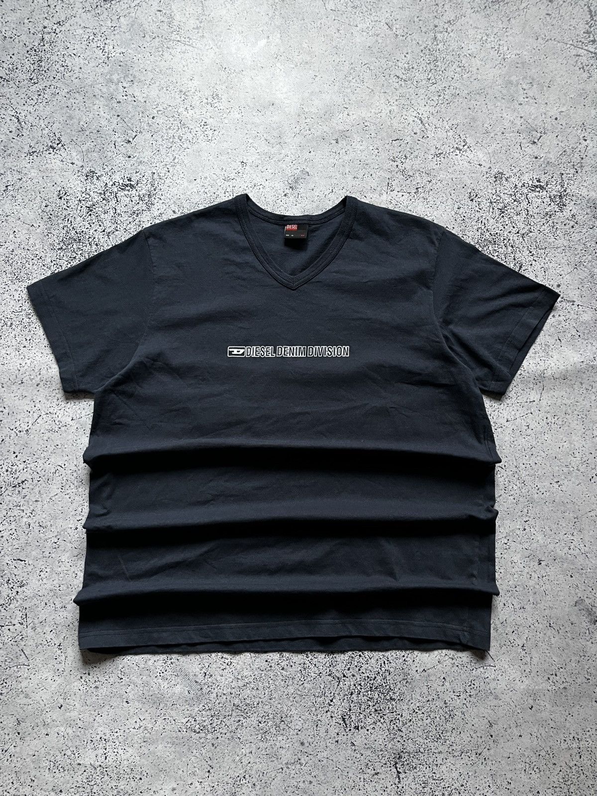 Diesel × Vintage Vintage Diesel Denim Division Center Logo T-shirt Y2K Tee Size US XL / EU 56 / 4 - 1 Thumbnail