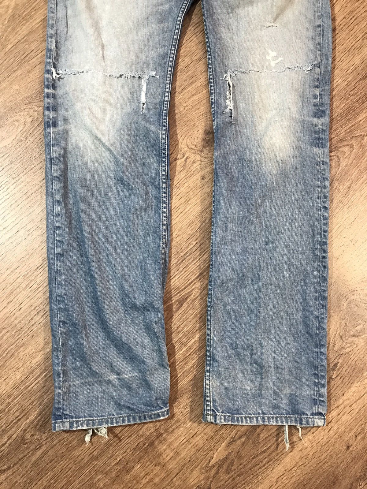 Diesel × Vintage Vintage Diesel Distressed denim pants Jeans Size US 31 - 2 Thumbnail