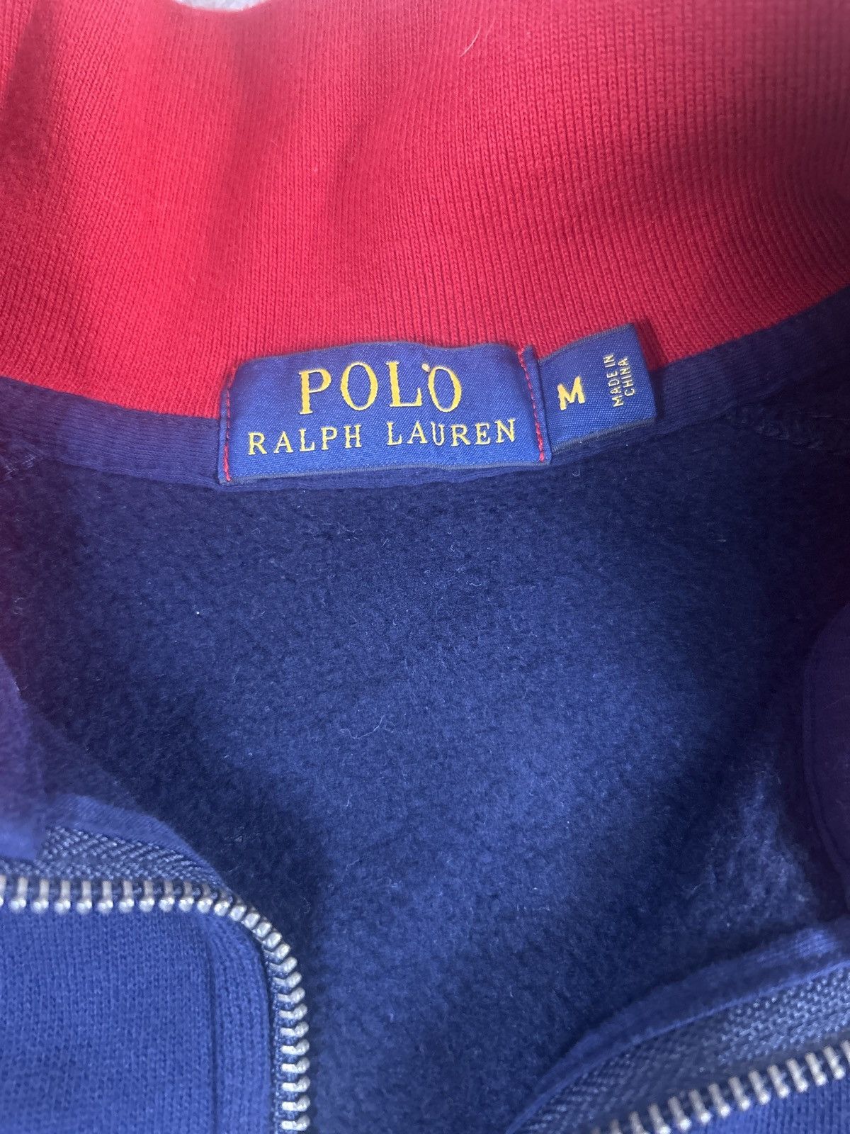 Polo Ralph Lauren Polo Ralph Lauren varsity zip jacket. Navy w/ bold POLO 0074 Size US M / EU 48-50 / 2 - 3 Thumbnail