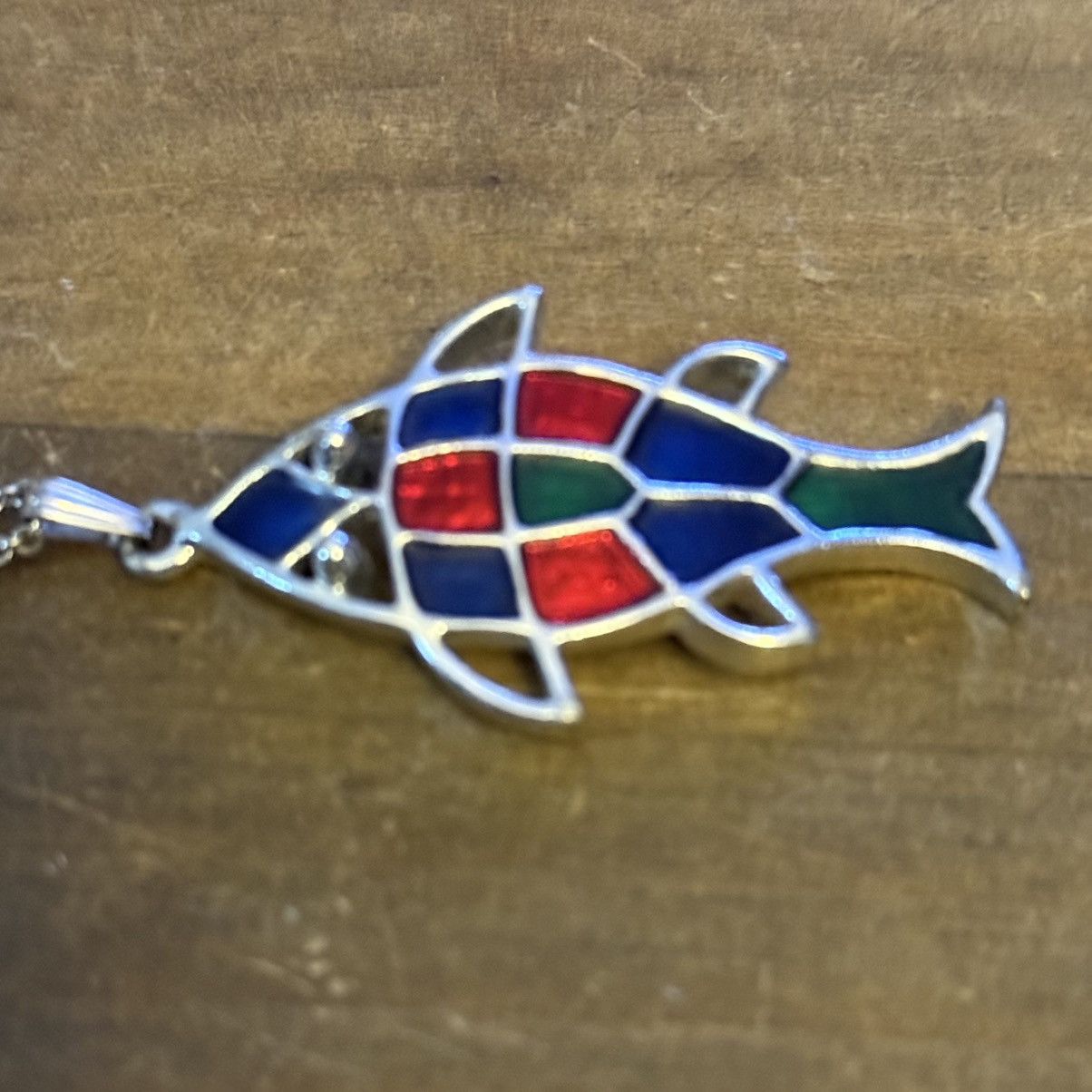 Vintage Vintage Sarah Coventry Jewel Fish pendant necklace Size ONE SIZE - 4 Thumbnail