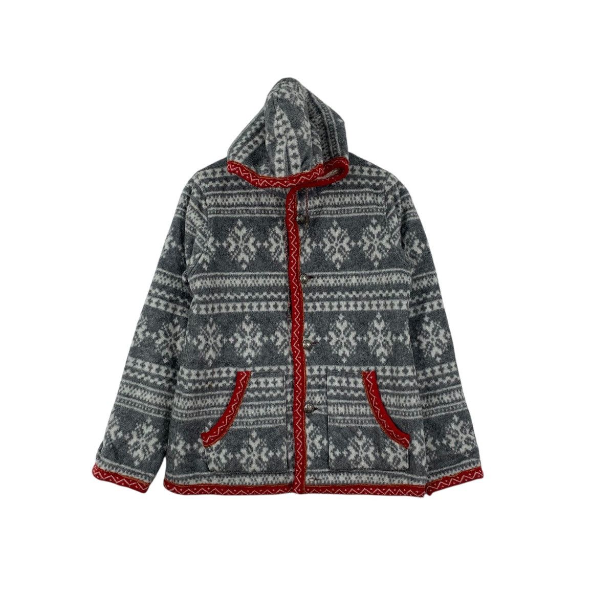 Double Rainbouu Vintage DOUBLE RAINBOW JAPAN Navajo Native Fleece Jacket Size M / US 6-8 / IT 42-44 - 1 Thumbnail