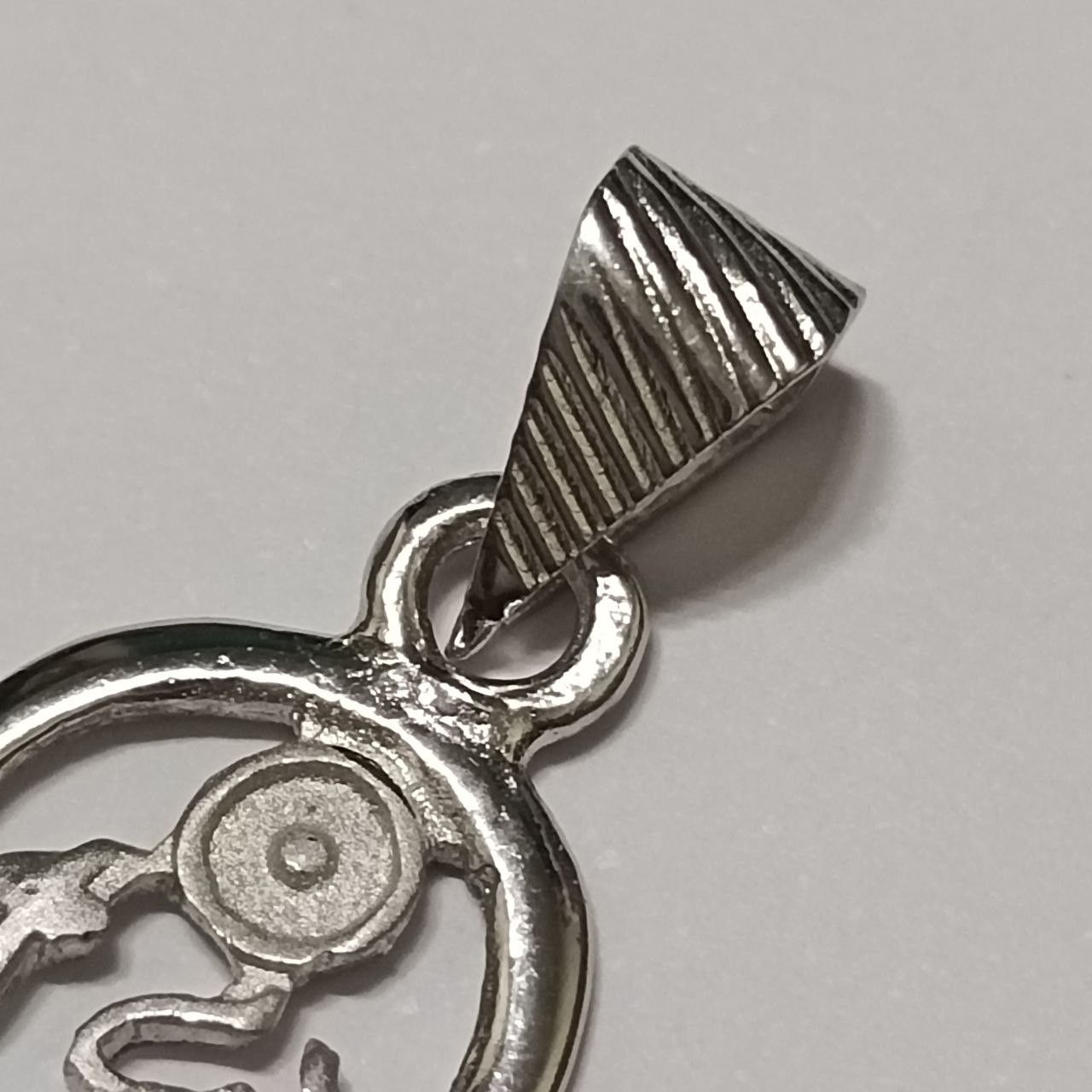925 sterling silver Egyptian cartouche pendant