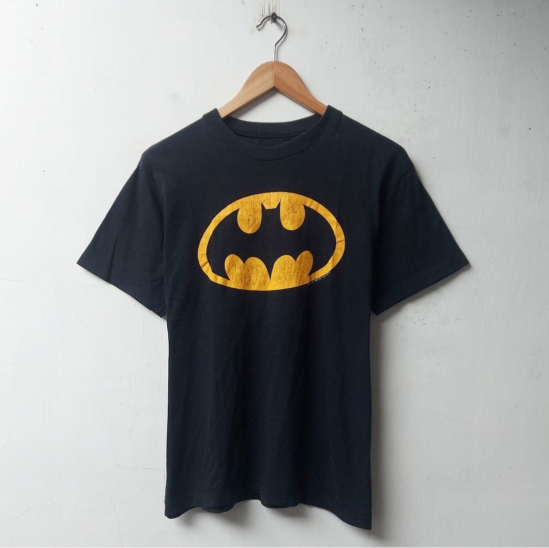 2000’s retro iconic Batman yellow soft t-shirt main image 1