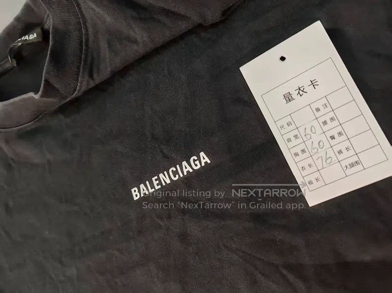 Balenciaga Balenciaga Large Logo Short Sleeve T-Shirt Size US M / EU 48-50 / 2 - 5 Thumbnail