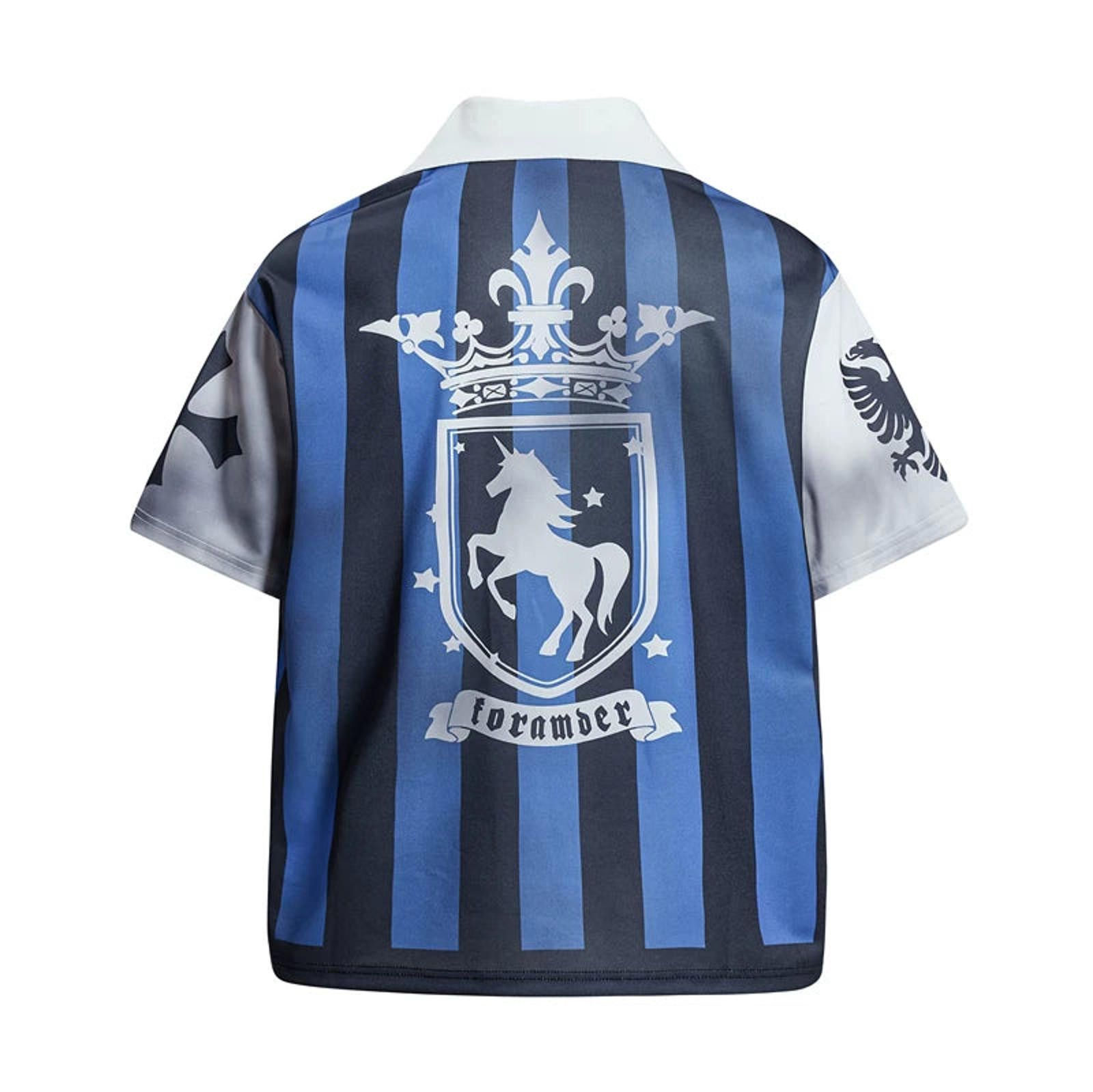 Other 'Foramder' Football Jersey Polo Tee | Blue Varsity Stripe Size US M / EU 48-50 / 2 - 3 Thumbnail