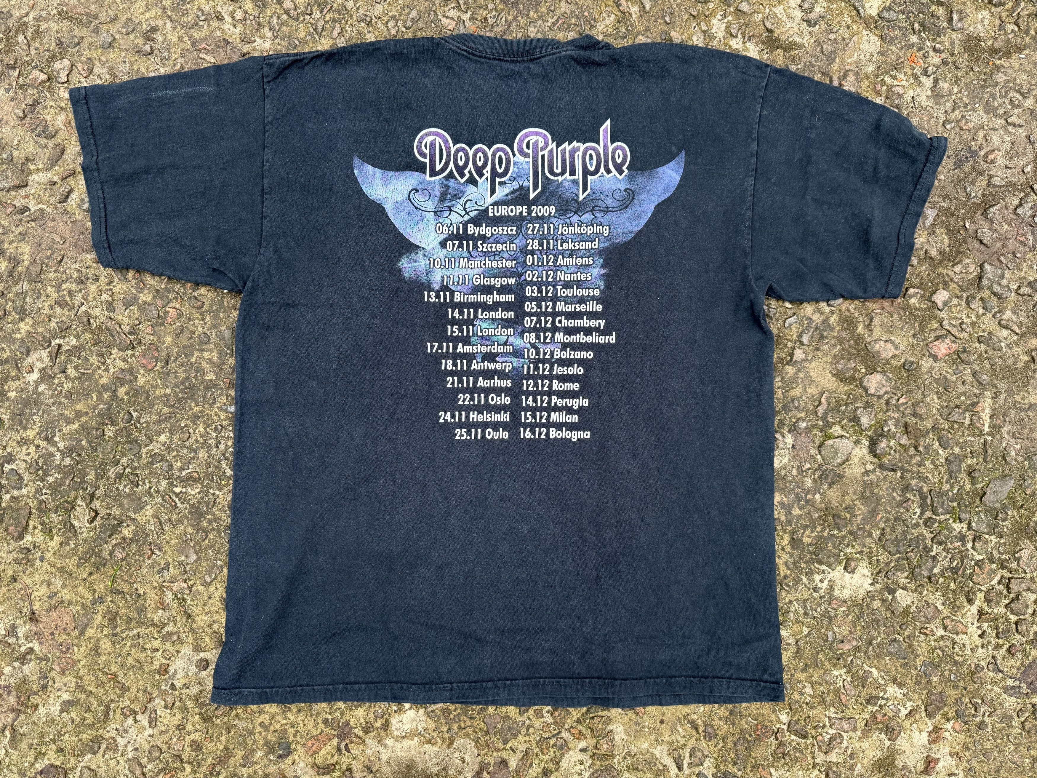 Band Tees Deep Purple band vintage tshirt 2009 Size US XL / EU 56 / 4 - 2 Thumbnail