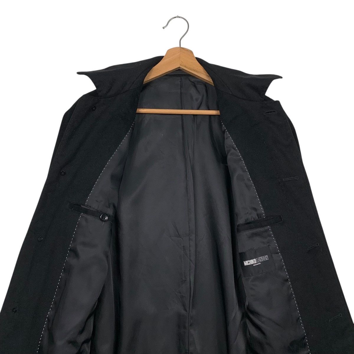 Michiko Koshino London Michiko Koshino London Wool Coat Size US L / EU 52-54 / 3 - 12 Thumbnail