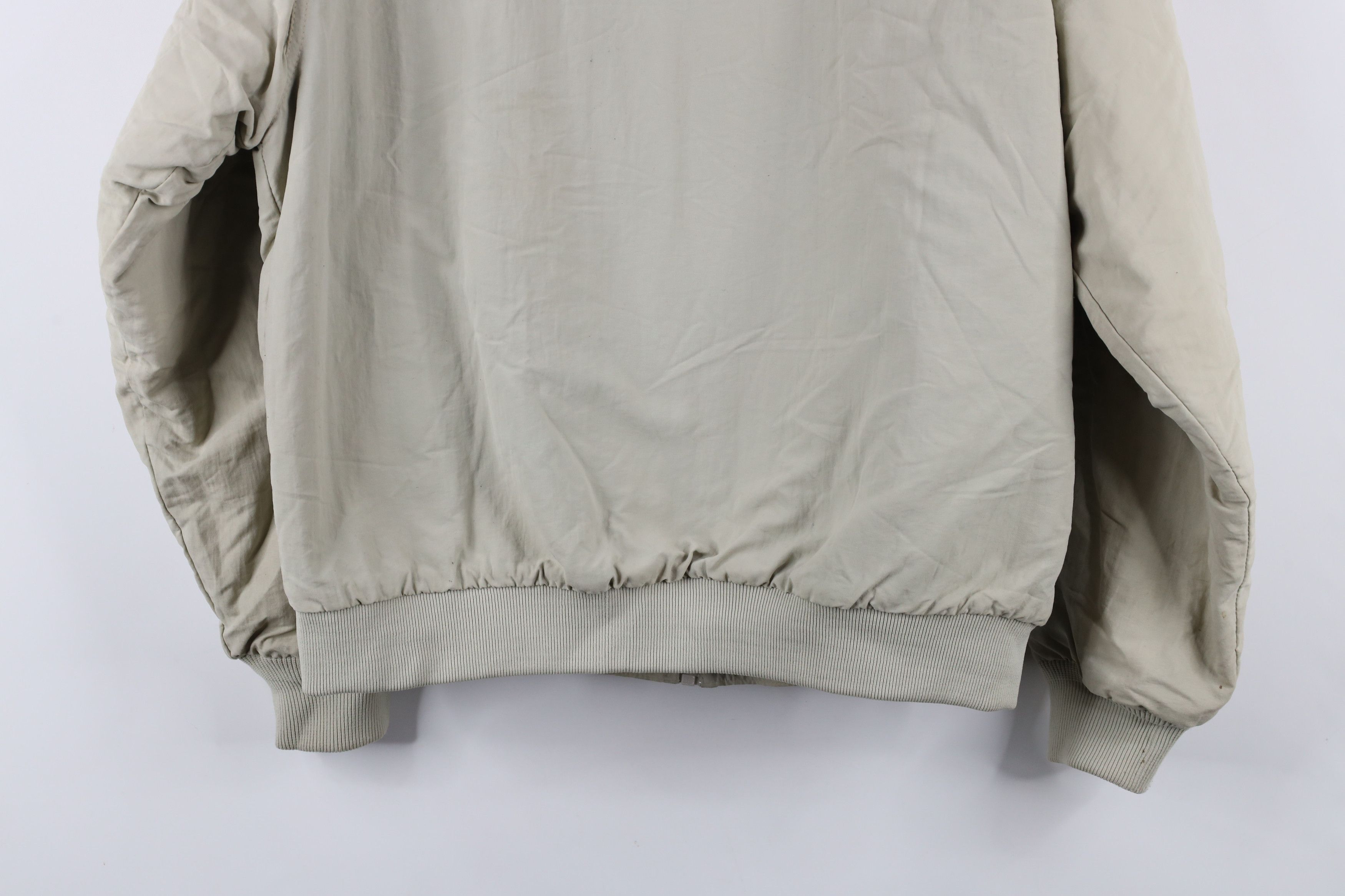 Eddie Bauer × Vintage Vintage 90s Eddie Bauer Fleece Lined Bomber Jacket Beige Size US S / EU 44-46 / 1 - 14 Thumbnail