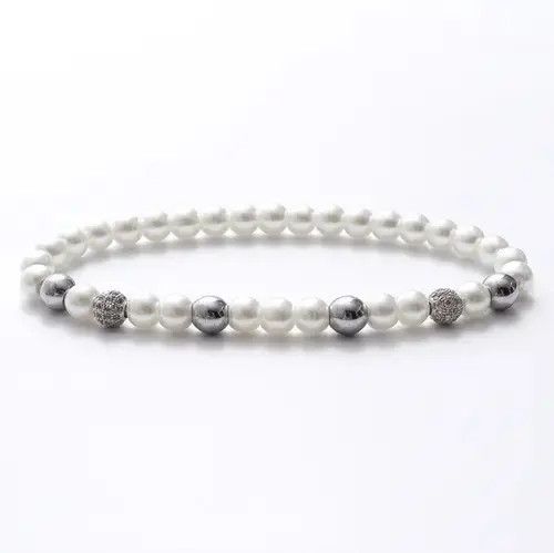 Japanese Brand × Jewelry Classic Pearl Ball Bracelet Temperament Handmade Cuban Men Size ONE SIZE - 2 Thumbnail