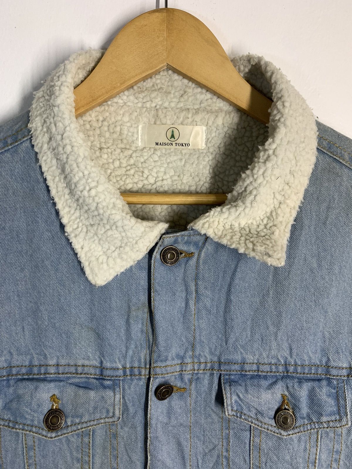 Japanese Brand × Vintage Vintage Maison Tokyo Sherpa Jean Jacket Size US L / EU 52-54 / 3 - 2 Thumbnail