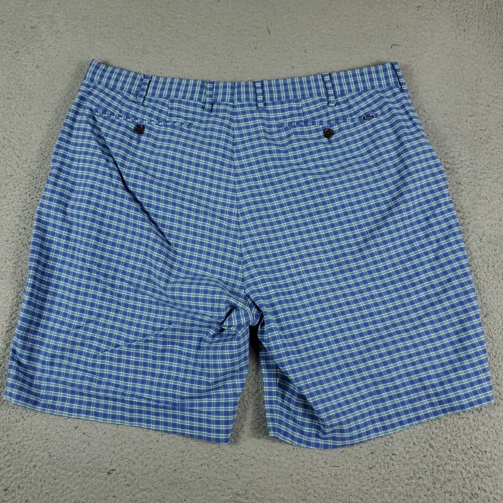 Ralph Lauren Ralph Lauren Mens Shorts Size 40 XL Extra Large Blue Plaid Casual Size US 40 / EU 56 - 7 Thumbnail