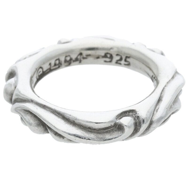 Chrome Hearts Chrome Hearts Scroll Band Silver Ring Size ONE SIZE - 2 Thumbnail