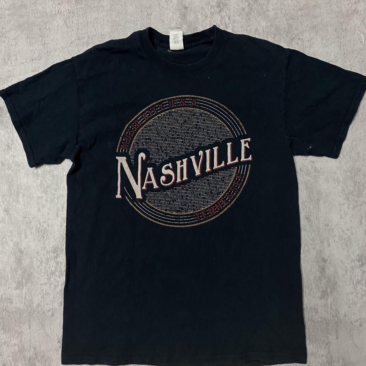 Gildan Black Gildan Nashville Tennessee music tee #country Size US M / EU 48-50 / 2 - 1 Thumbnail