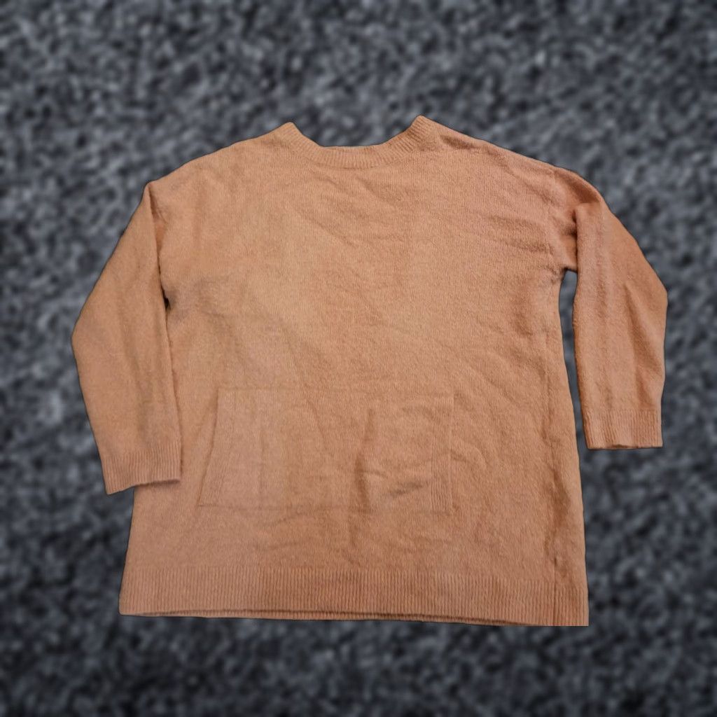 J. Jill Womens S J. Jill Pure Peachy Pink Front Kangaroo Pocketed Tunic Sweater Size S / US 4 / IT 40 - 1 Thumbnail