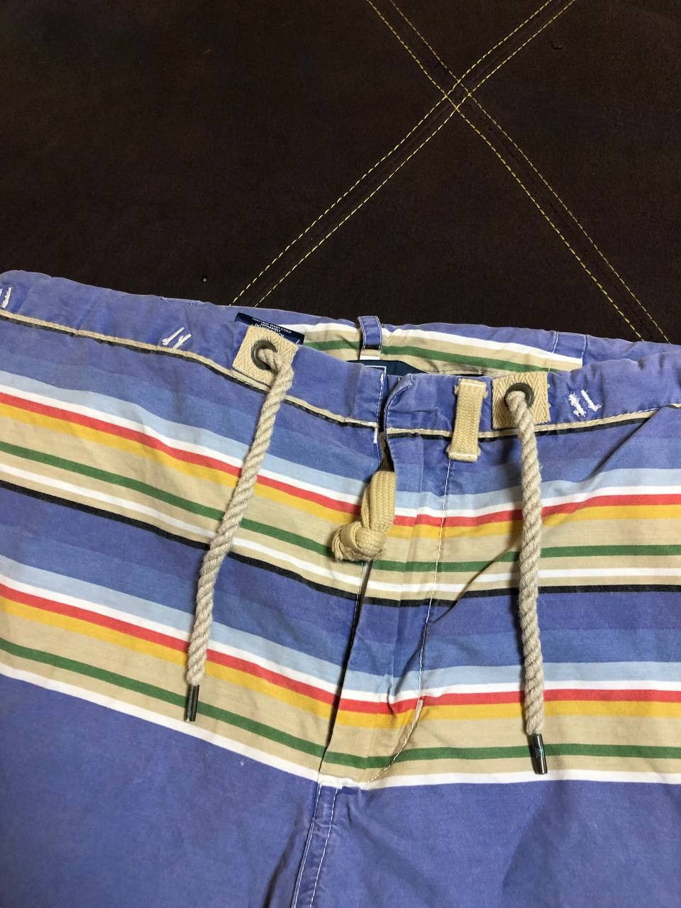 Polo Ralph Lauren Vintage Polo Ralph Lauren Swimming Shorts Striped Size US 30 / EU 46 - 12 Thumbnail