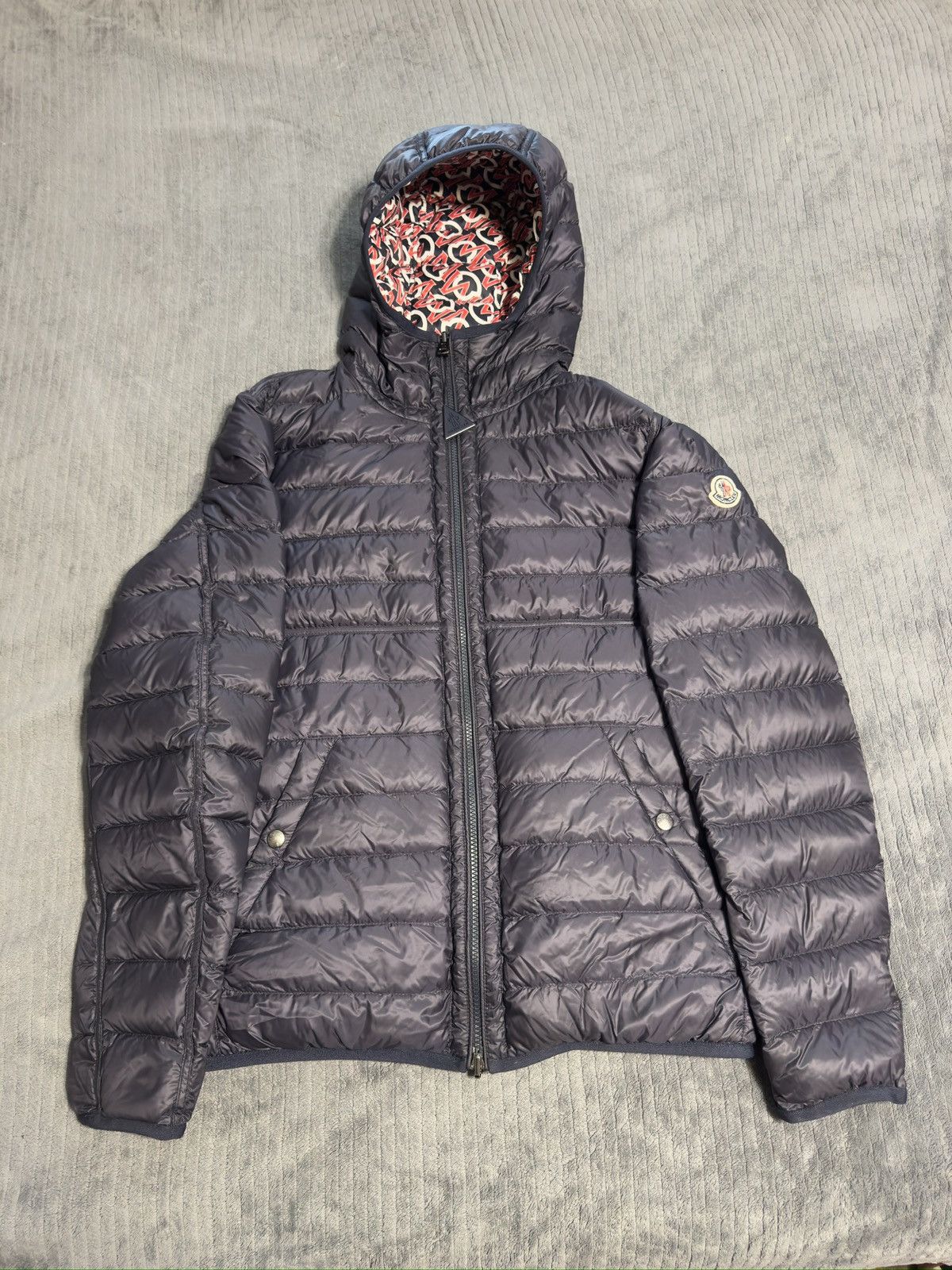 Moncler MONCLER ZOIS GIUBBOTTO Reversible Jacket Navy/White&Red SZ 4 Size US L / EU 52-54 / 3 - 1 Thumbnail
