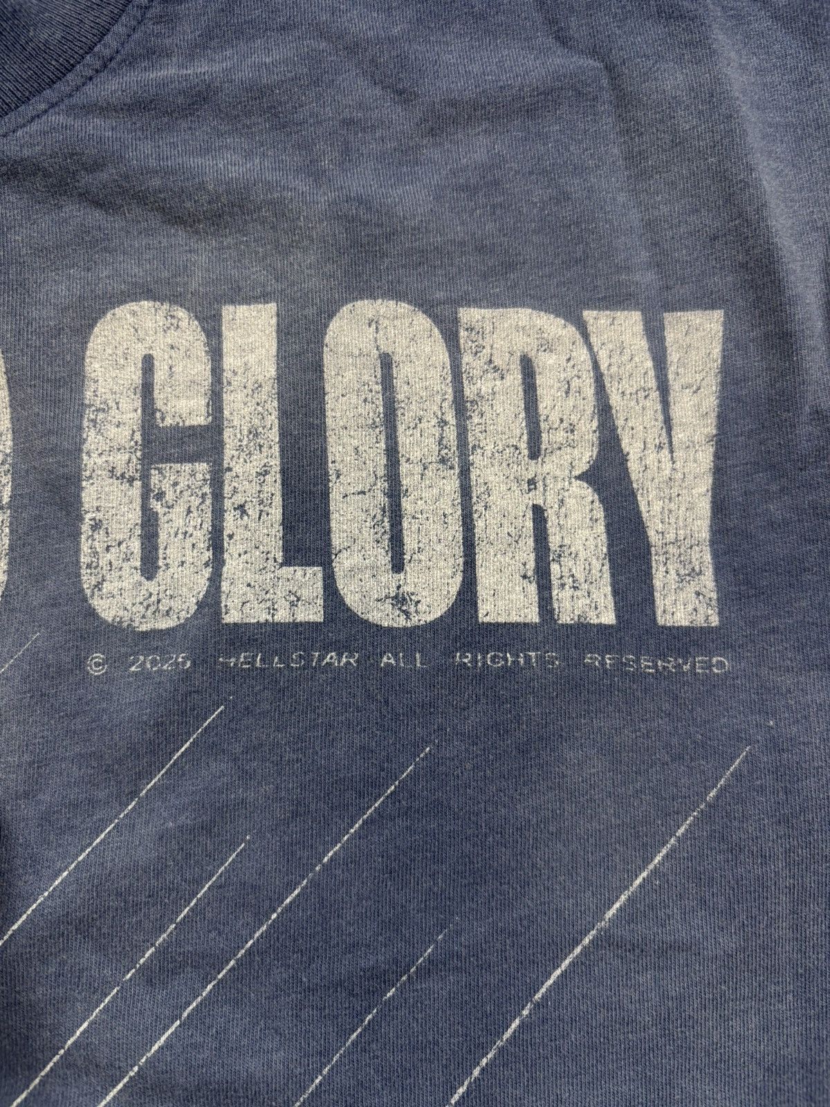 HELLSTAR Hellstar Carry Your Cross T-Shirt, Blue Size US XS / EU 42 / 0 - 6 Thumbnail