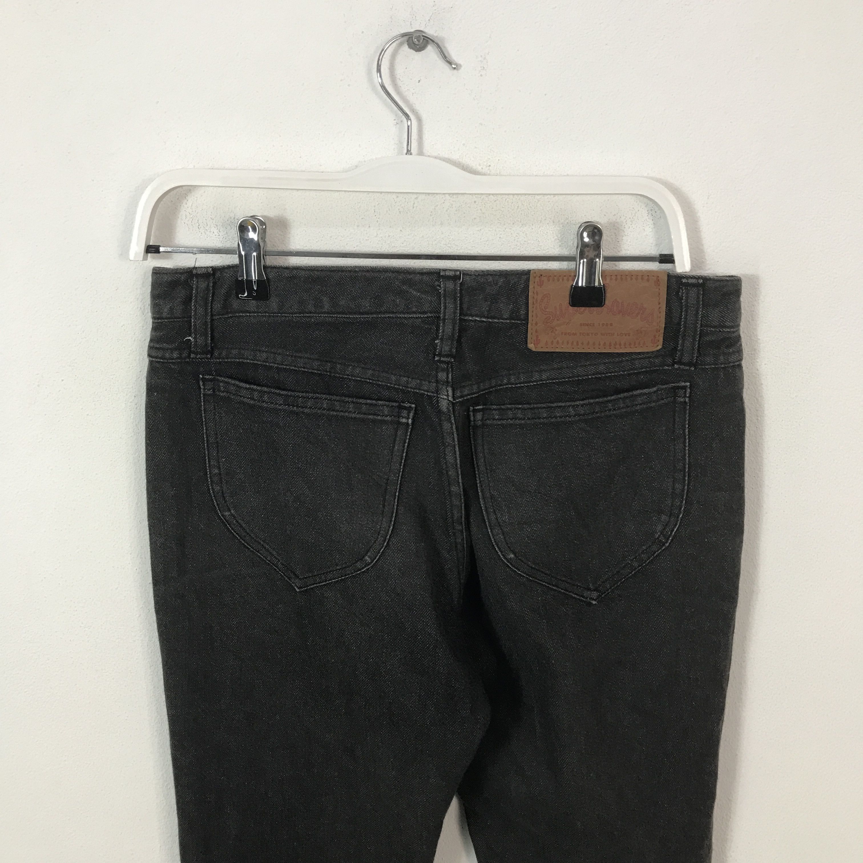 Super Lovers super lovers bootcut black denim pants K54B15 Size US 28 / EU 44 - 5 Thumbnail