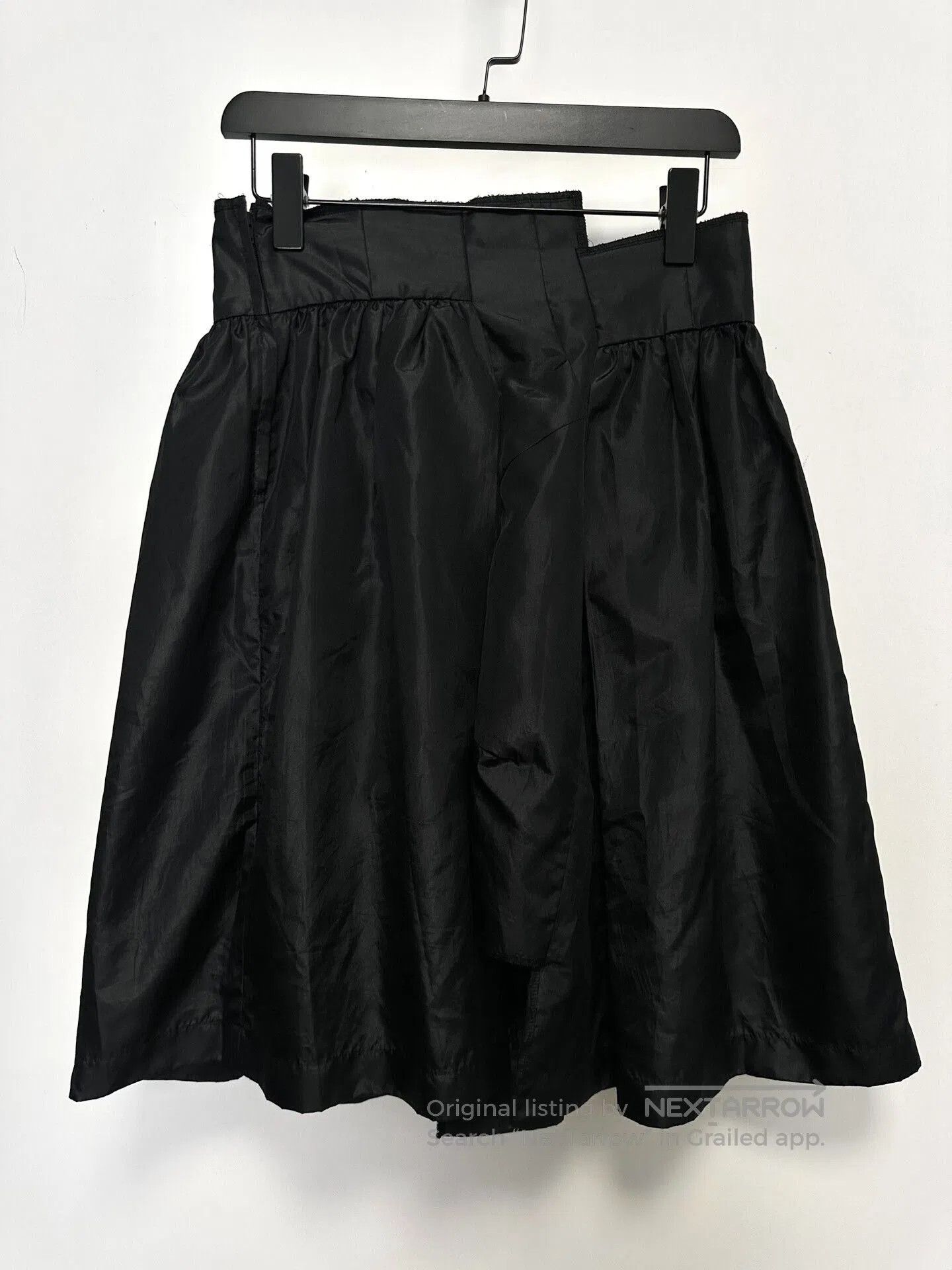 Comme des Garcons comme des garçons deconstructed black skirt. Size 23" - 2 Thumbnail