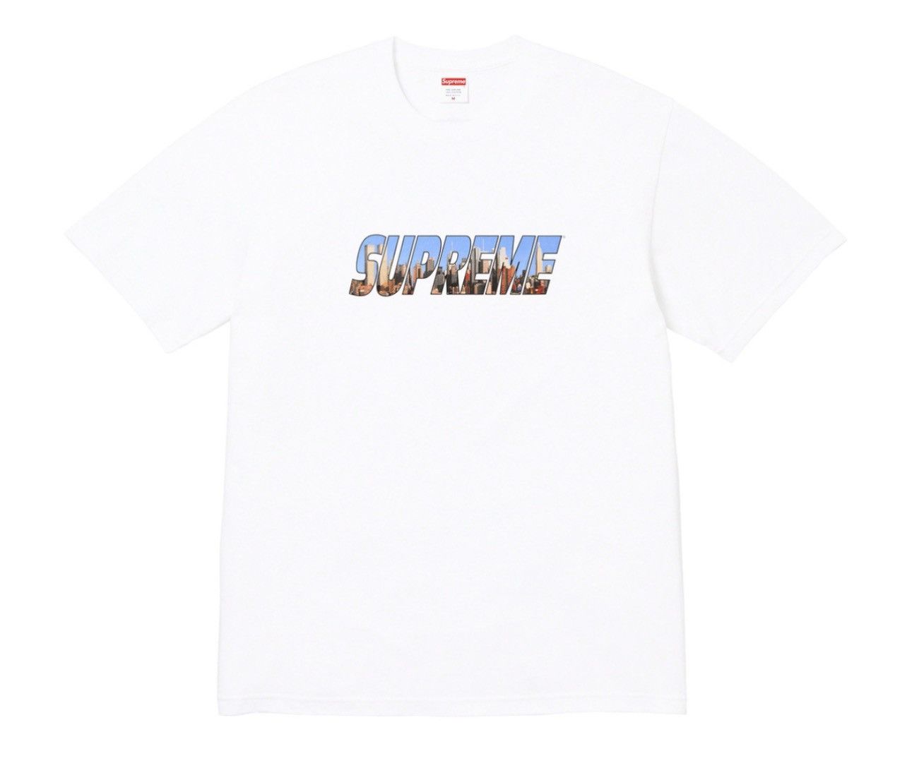 image of Supreme Gotham Tee in White, Men's (Size Small)