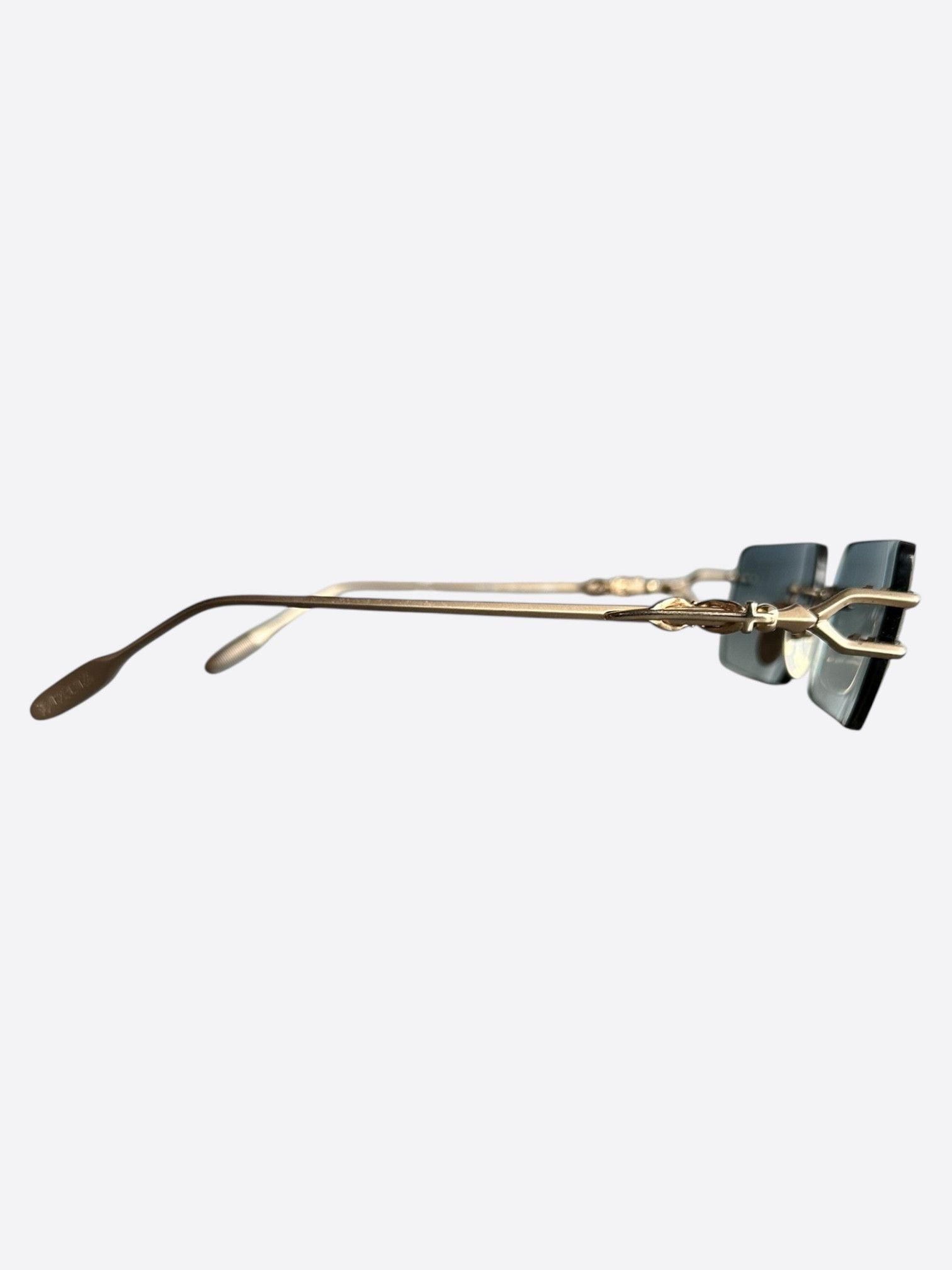 Chrome Hearts Chrome Hearts Gold Lordie Sunglasses Size ONE SIZE - 2 Thumbnail