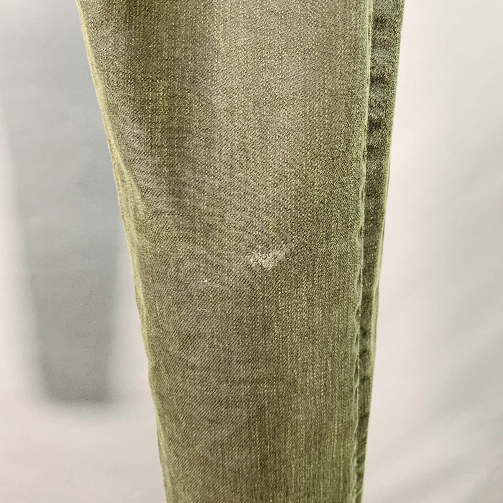 Other VERSUCHSKIND Green Grey Cotton Straight Zip Fly Jeans Size US 33 - 6 Thumbnail