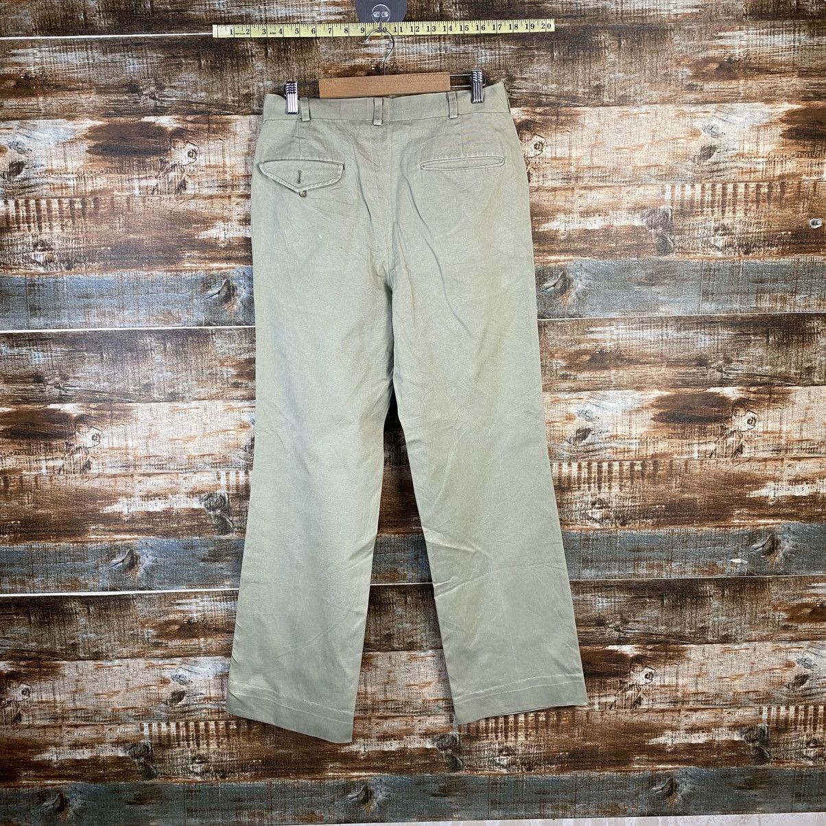 SHIPS DL Ships Green Casual cargo Pants #C943 Size US 29 - 11 Thumbnail