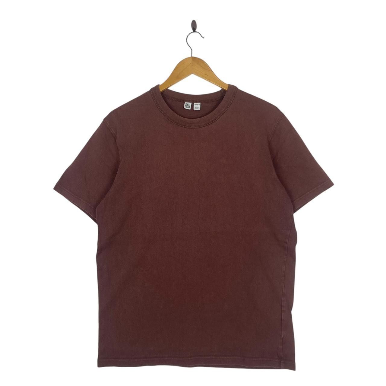 Lemaire × Uniqlo LEMAIRE x UNIQLO COLLECTION Plain Brown Tee Shirt Top Size US L / EU 52-54 / 3 - 1 Thumbnail