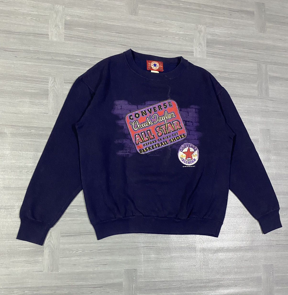 Converse Vintage 1993 Converse Sweatshirt Size US L / EU 52-54 / 3 - 3 Thumbnail