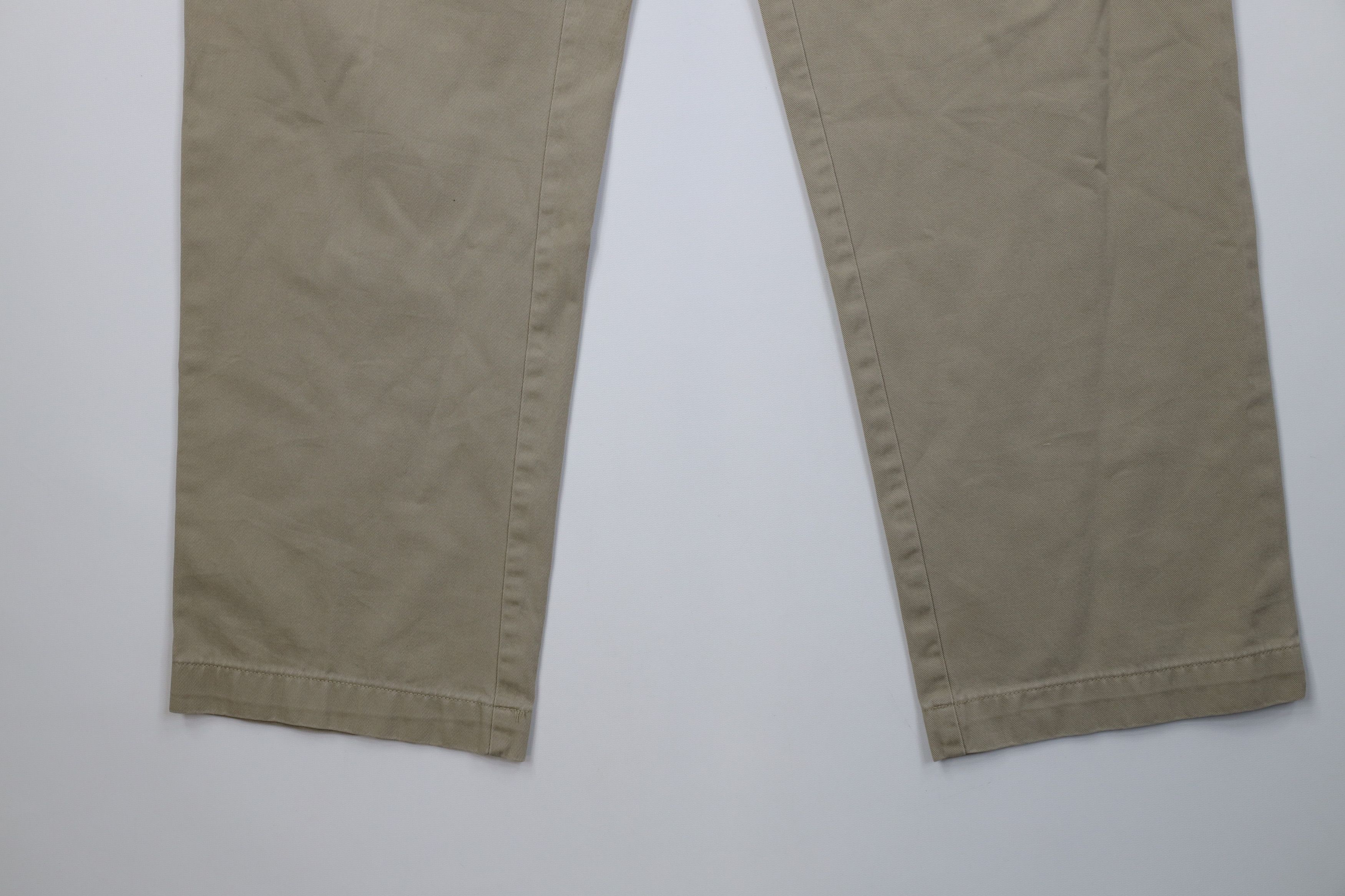 Tommy Hilfiger Vintage 90s Tommy Hilfiger Wide Leg Chino Pants Khaki Beige Size US 32 / EU 48 - 4 Thumbnail