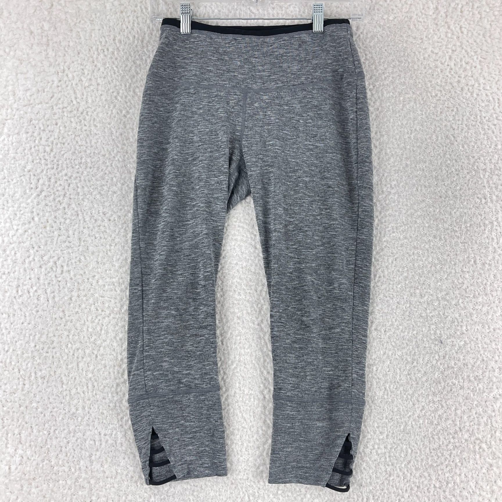 Prana prAna Gray Pull On Calf Length Leggings Womens Activewear Stretch Size Small Size 42" / US 20 - 2 Thumbnail
