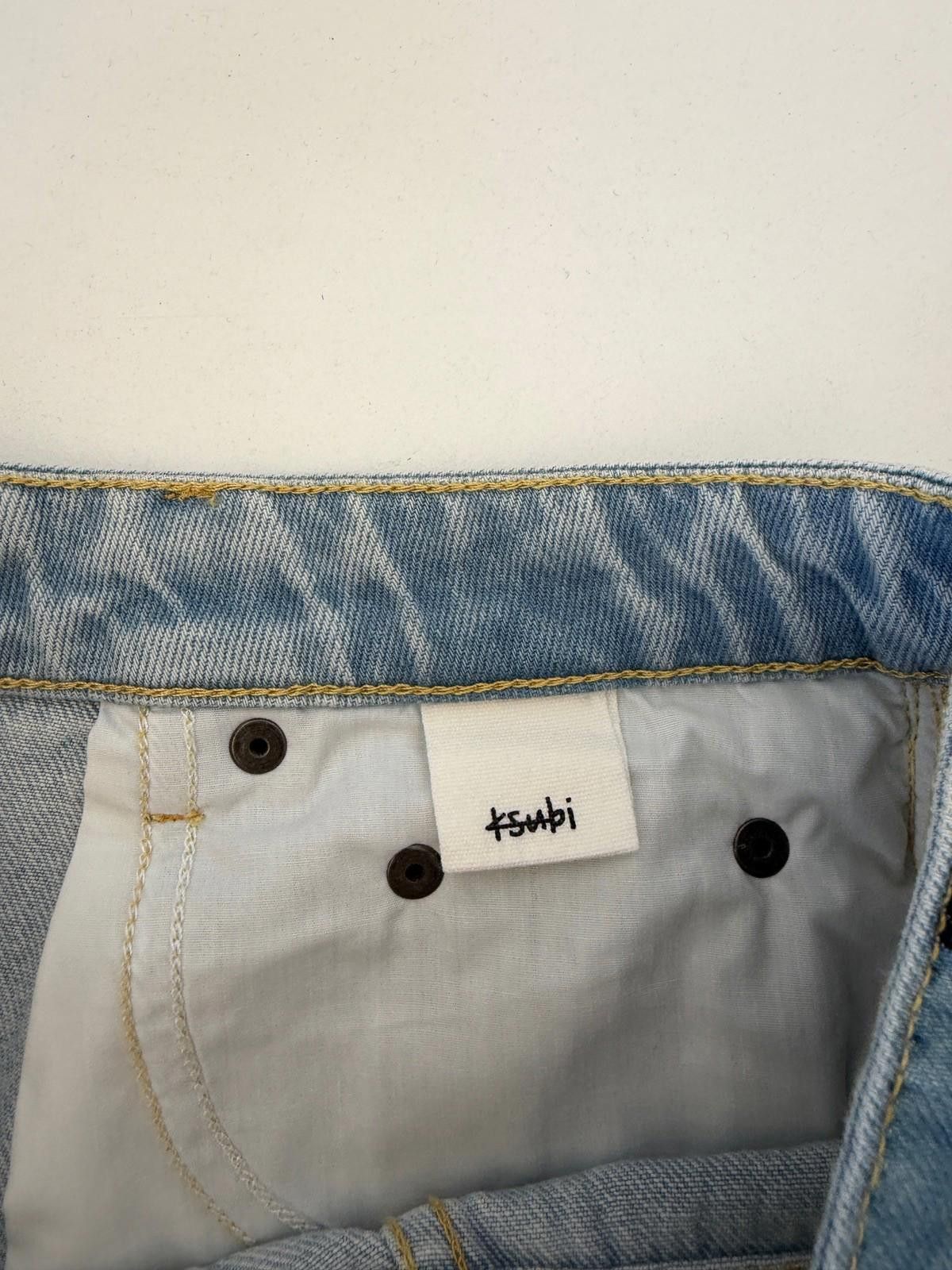 Ksubi new ksubi womens denim rise n hi shorts drift blue 26 8 s 2 Size 26" / US 2 / IT 38 - 5 Thumbnail