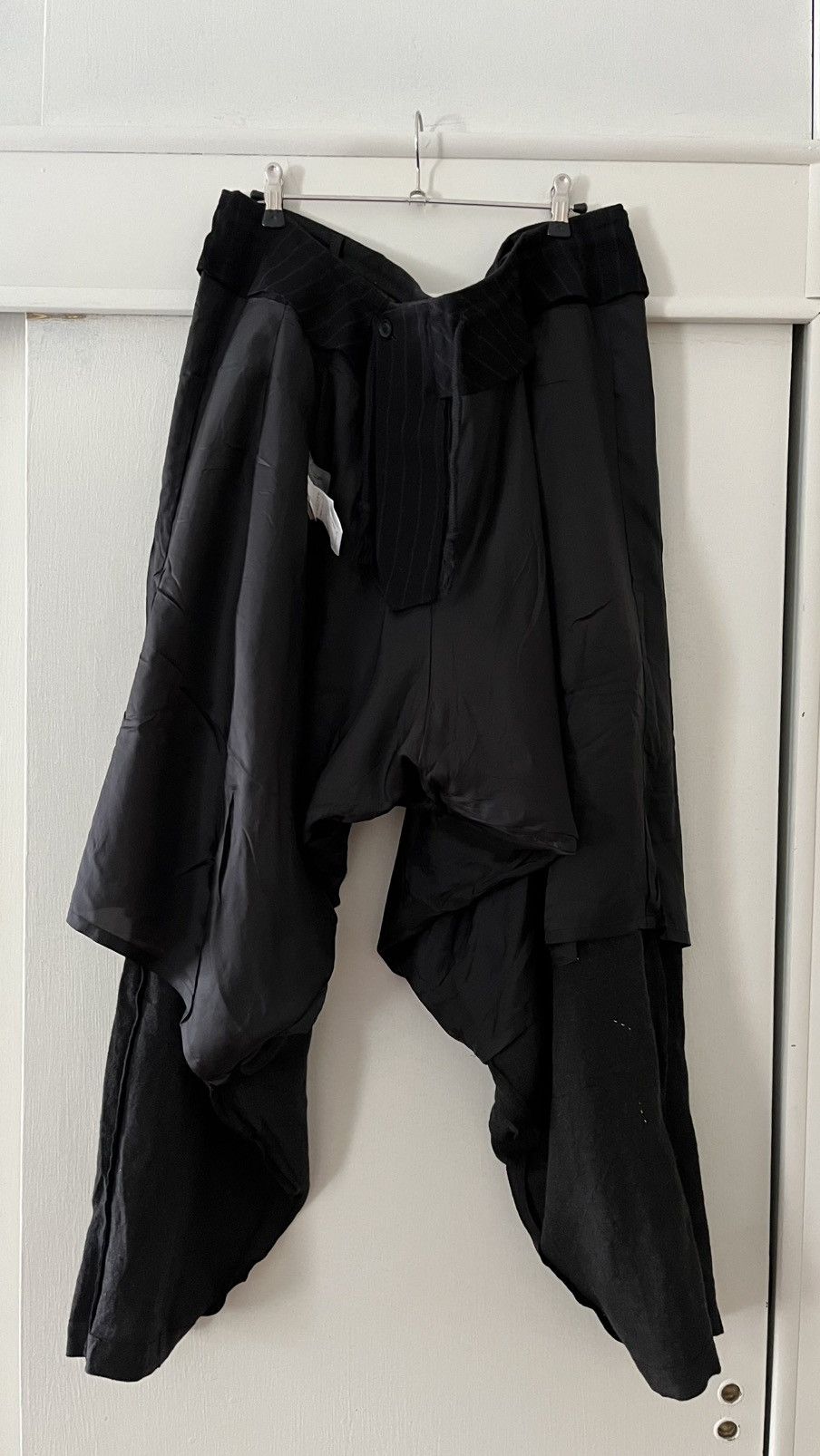 Yohji Yamamoto Yohji Yamamoto inseam drape drawstring pants Size US 32 / EU 48 - 11 Thumbnail