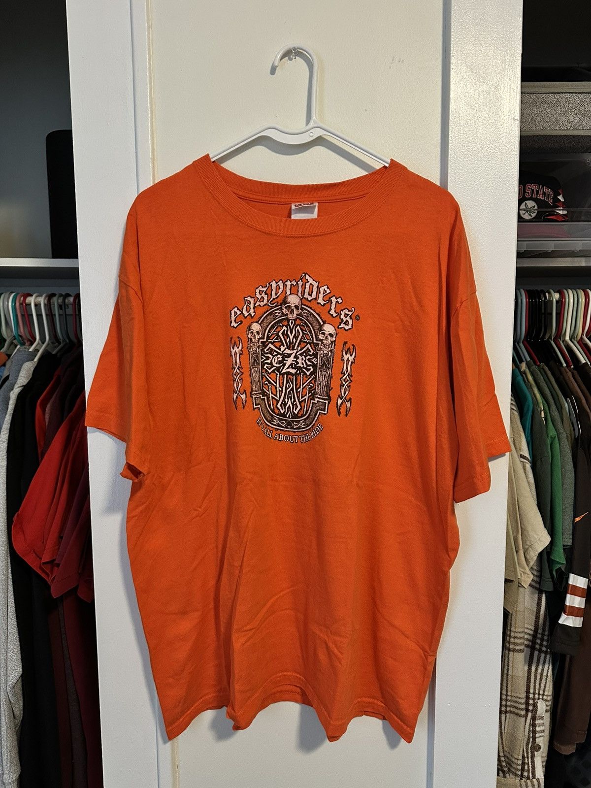 Anvil Y2K Easyriders Biker Graphic Tee Size US XL / EU 56 / 4 - 1 Thumbnail
