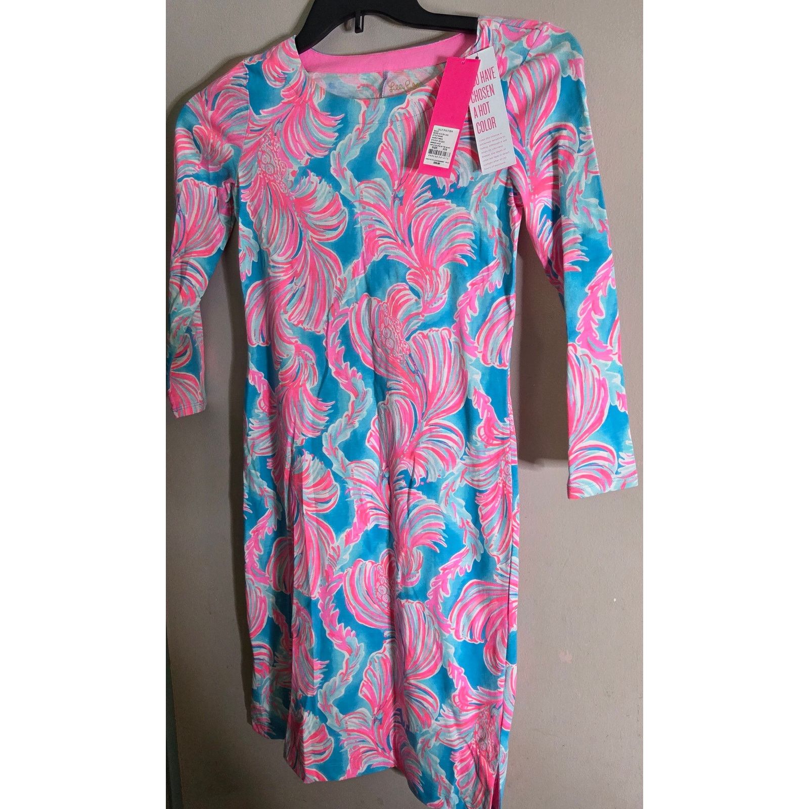 Lilly Pulitzer Women's Lilly Pulitzer Charley Dress Bermuda Blue Size XXS Size XXS / US 00 / IT 34 - 2 Thumbnail